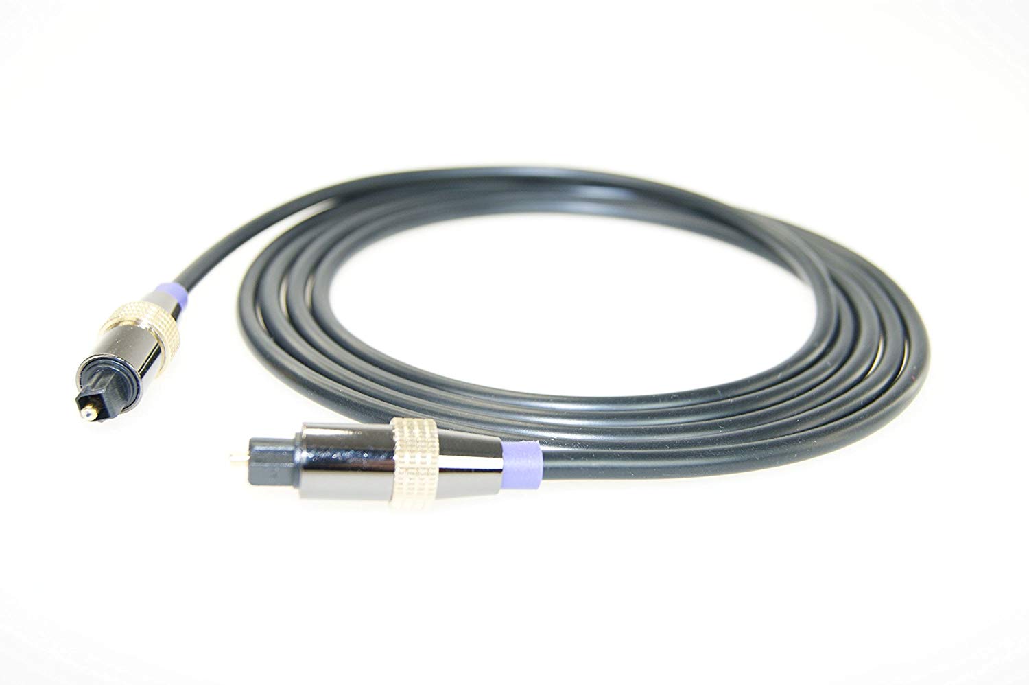 HQ 2m Metal Fibre Optic Audio Cable TOSlink Plug to OPTICAL Jack eBay