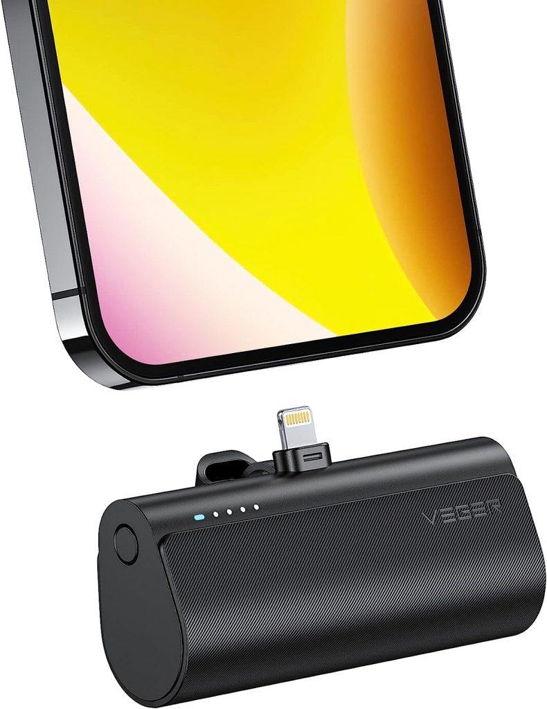 VEGER 5000mAh Mini Power Bank,20W Fast Charging Portable Charger Battery Pack Compatible with iPhone 14/14 Pro/14 Pro Max/14 Plus/13/12/11 /XS/XR/X/8/7/6s/Plus and More 

Amazon Prime Day Deals Under £20
