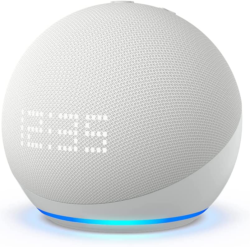Echo Dot (5th generation, 2022 release) | Bigger vibrant sound Wi-Fi and Bluetooth smart speaker with clock and Alexa | Glacier White

Amazon Prime Day 2023
