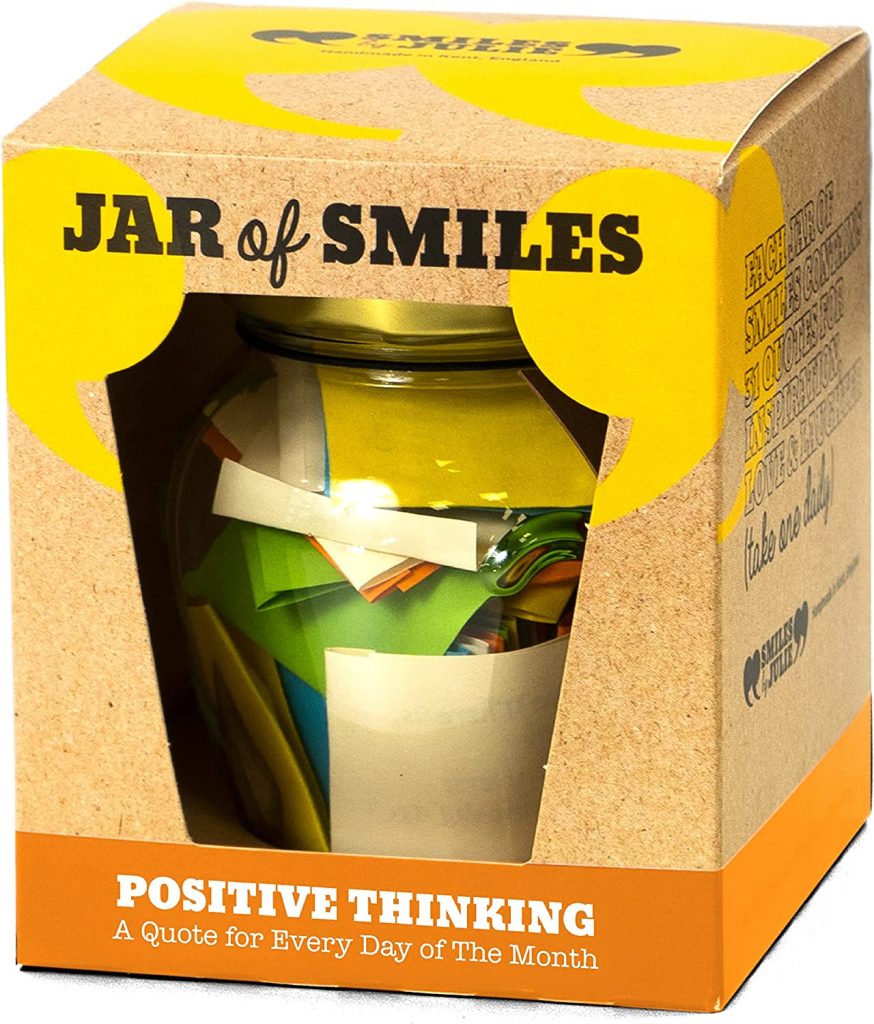 Smiles by Julie Positive Thinking Quotations In a Jar. Inspirational, Motivational Quotes for every day of the Month. Success for Challenges and Goals. Unique Gift Box.

International friendship day 