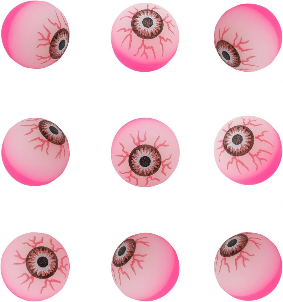 12 Pcs Halloween Decorations Scary Eyeballs Party Supplies Indoor Outdoor Halloween Props Fake Eyeballs for Halloween Party Gift Bag Fillers Trick or Treat Craft Spooky Decoration Ping Pong Balls 